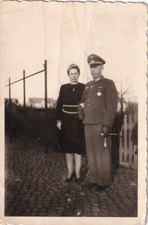 Foto - Soldat mit Orden + Dame