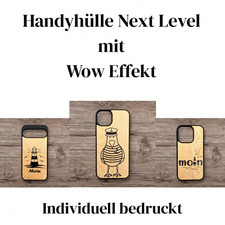 Handyhülle aus Holz Samsung A14 A15 A16 A17 individuell bedruckt Holzhülle