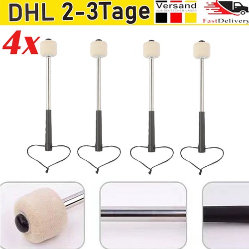 4stk trommel schlägel mit - trommel,