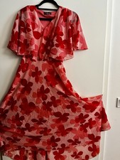 Damen Maxikleid Blumen Große S,M