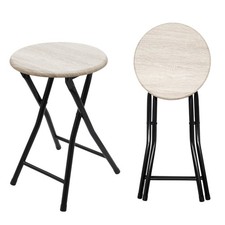 Holz Metall Klapphocker 2er