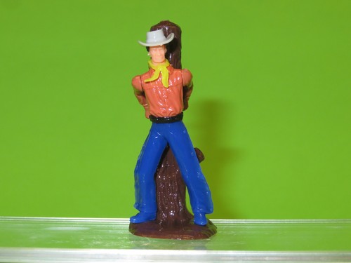 Cowboy gefesselt baum - am,