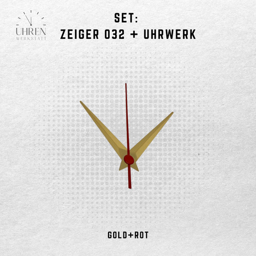 Quarzuhrwerk lautlos mit