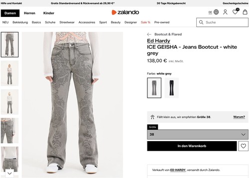 Hardy ice geisha jeans - hardy,
