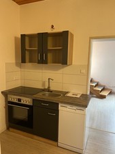 Küche anthrazit/ Sonoma Eiche