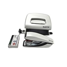 Leitz NeXXt Mini Locher Heftgerät Set Blatt P2 Nr. 10 perforieren