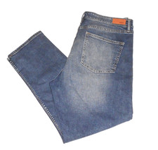 S.OLIVER JEANS DAMEN STRETCH FRANCIZ HOSE Gr.44 SLIM BOYFRIEND BLUE OPTIK  BLAU