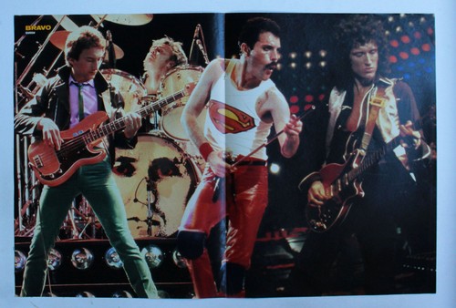Queen bravo poster - bravo, vintage