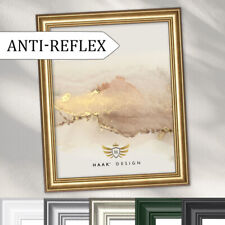 Bilderrahmen LUNA in vielen Farben und Größen ANTIREFLEX* DIN Schwarz Weiß Foto