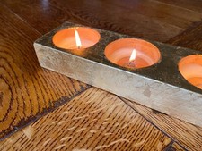 Kerzenhalter Blattsilber