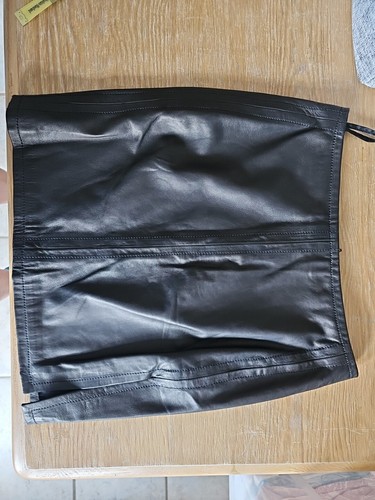 Versace lederrock schwarz - versace,