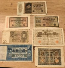 Banknoten Reichsmark 