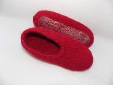 FILZIS * Filzpuschen mit Latexsohle * Gr. 37 * Handarbeit * NEU * #21