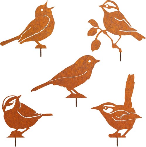 Gartenstecker vögel 5er set - 5er,
