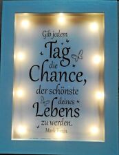 Geschenk für viele Anlässe viele Motive Bilderrahmen mit LED Beleuchtung
