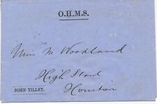 GB 1872, O.H.M.S. JOHN TILLEY - EINLEGERBUCH - SPARKASSENABTEILUNG,