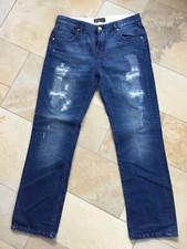 NEU Full Circle Damen Jeans Hose Denim Blue Blau Destroyed Distressed Look Gr.28