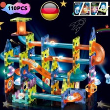 Magnetische Bausteine 110 Teile 3D Leuchtenden Magnete Konstruktion Baukasten DE