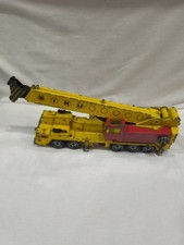 Siku Faun Autokran 4010 W-Germany gelb rot Kranwagen Metall Vintage Modell
