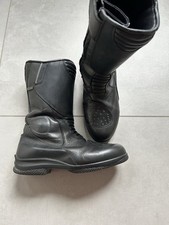 Motorradschuhe Damen Probiker Leder schwarz, Größe 38
