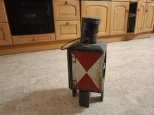 original Handlampe Zugschluss Petrolium Lampe Deutsche Bundesbahn Signallampe 19