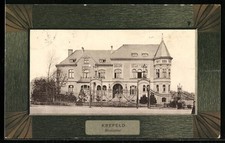 Krefeld, Straßenpartie, Blumenthal, Ansichtskarte 1906 