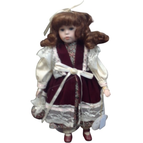 Vintage porzellan puppe jenny - vintage,
