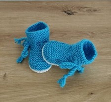 Babyschuhe,gestrickt,Handarbei