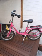 Puky Alu 16 Zoll Kinderfahrrad Mädchen Rosa mit Helm und Klingel, siehe Bilder. 