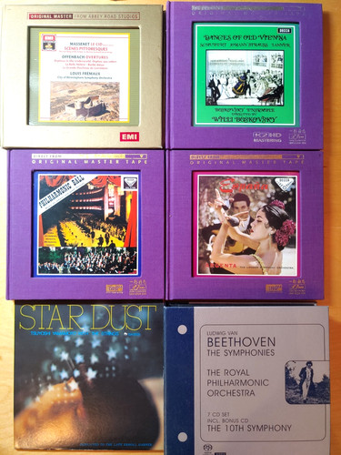 Audiophile cds hdcd - gold, japan