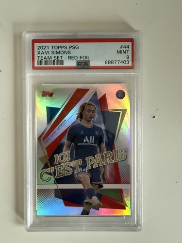 Topps psg team - 21/22, ici