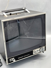 Sony Solid State TV-110 Vintage Fernseher tragbarer schwarz-weiß TV gebraucht