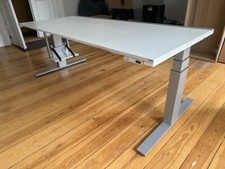 Bürotisch, WINEA Pro 90x200 cm, elektrisch höhenverstellbar 65-125, T-Fuß (HE)