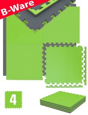 B-Ware 2 cm Dick: 1m² Bodenschutz Fitnessmatte - 4 Sportmatten 50 x 50 Optische 