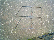 altes Metall String - Regal 60er  70er Jahre Wandregal Bücherregal Seitenteile