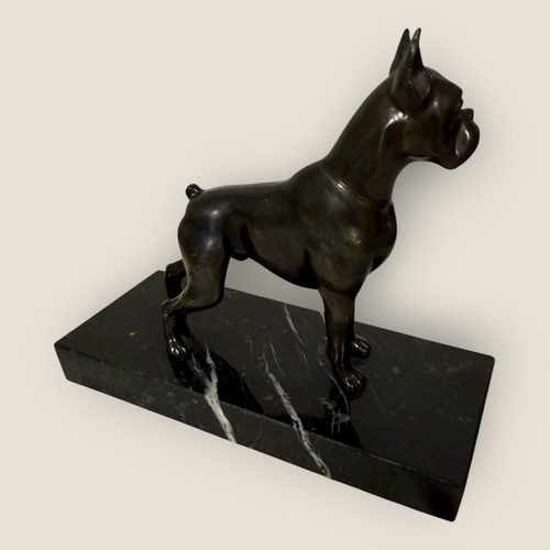 Metallfigur boxer hund - boxer,