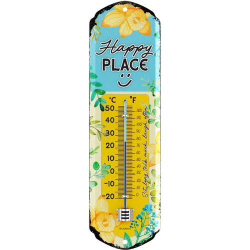 Thermometer happy place - thermometer,