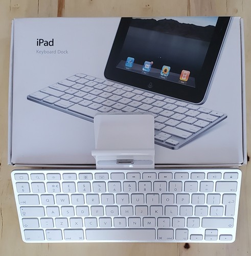 Vintage silber aluminium apple - silber,