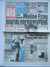 Bild Zeitung vom  3.11.1989