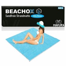 BEACHOX Sandfreie Strandmatte Stranddecke Picknickdecke Strandtuch Campingmatte