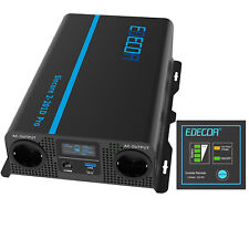 EDECOA 2000W/4000W 12V zu 230V Reiner Sinus Wechselrichter Spannungswandler WR