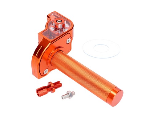 Kurzhubgasgriff orange cnc - kurzhubgasgriff,