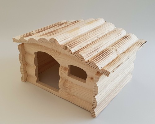 Ratte naturholz haus mit - ratte,
