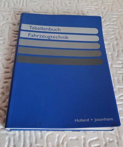 Tabellenbuch fahrzeugtechnik - tabellenbuch,