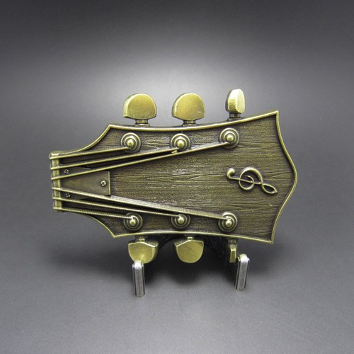 Guitar head gürtelschnalle - guitar,