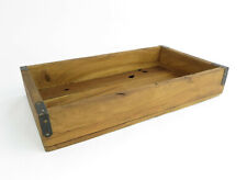 Tablett Holztablett massiv aus dicken, altem Holz Antik-Mittelalter-Stil Retro 