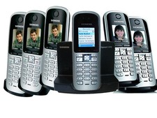 6x Siemens Gigaset Telefon S680/S685/S670/S685//C470 6 er -Set