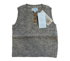 Baby Kinder Weste/Pullunder Wool Knit Gr.62-92