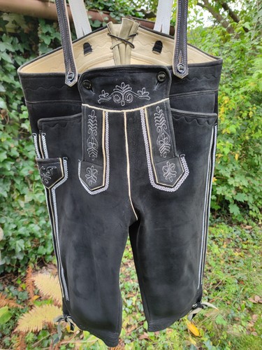 Trachtenlederhose hirschleder - trachtenlederhose,
