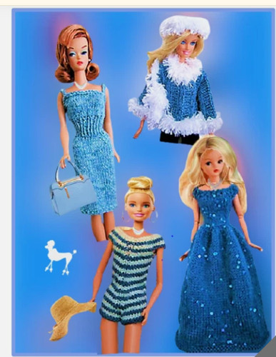 Strickanleitung barbie fashion - barbie,